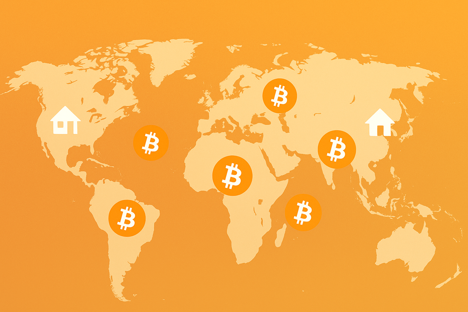 Approximate global location map